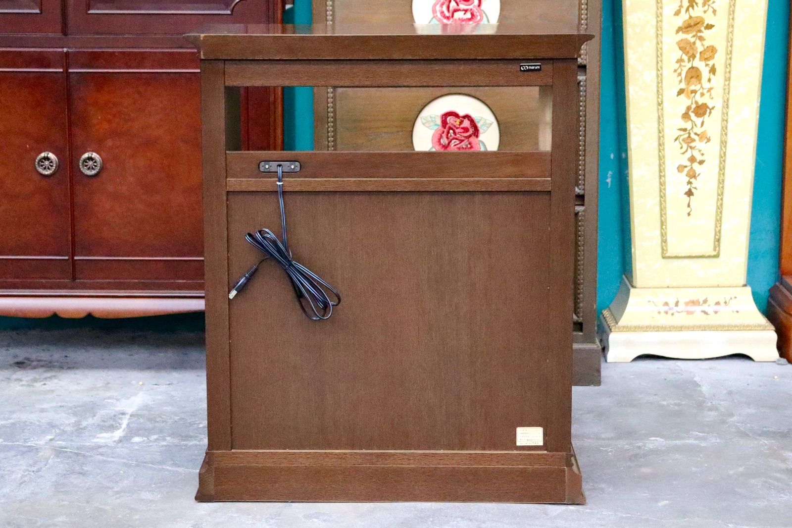 GMIK696○maruni / マルニ 地中海 ROYAL ロイヤル 電話台 FAX台 花台