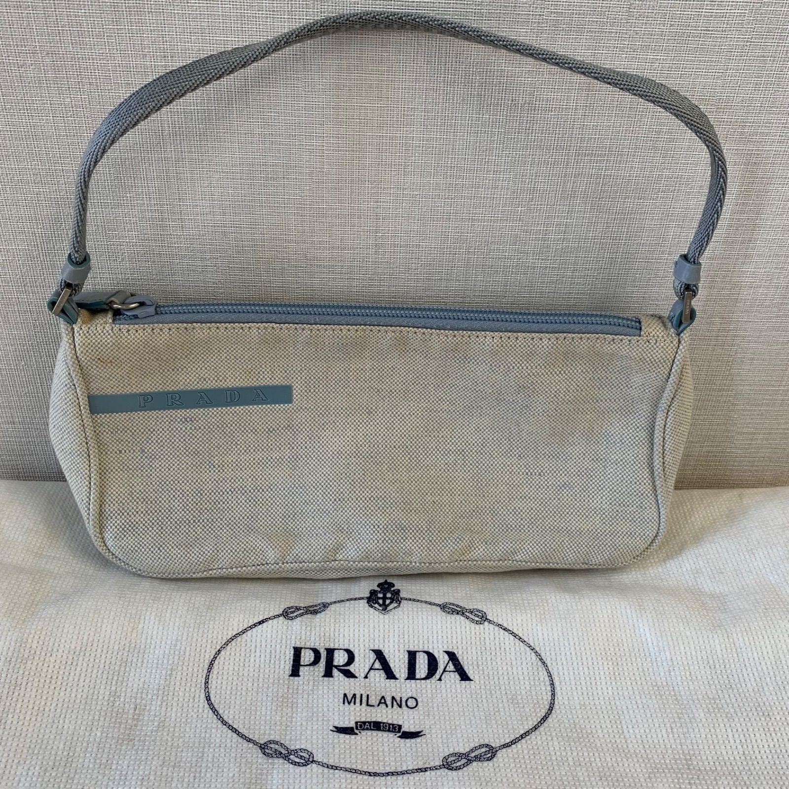 PRADA プラダ ポーチ ミニバッグ キャンバス