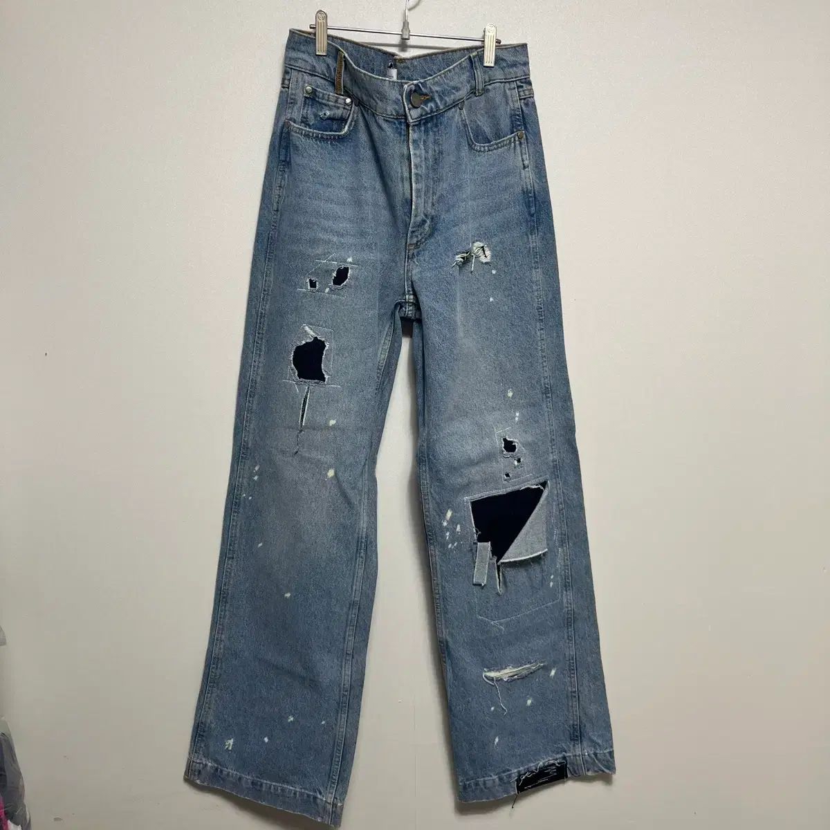 ZARA ADERERROR ダメージデニムパンツ　34 ZARA ADERERROR ダメージデニムパンツ 34 ZARA ADERERROR ダメージ