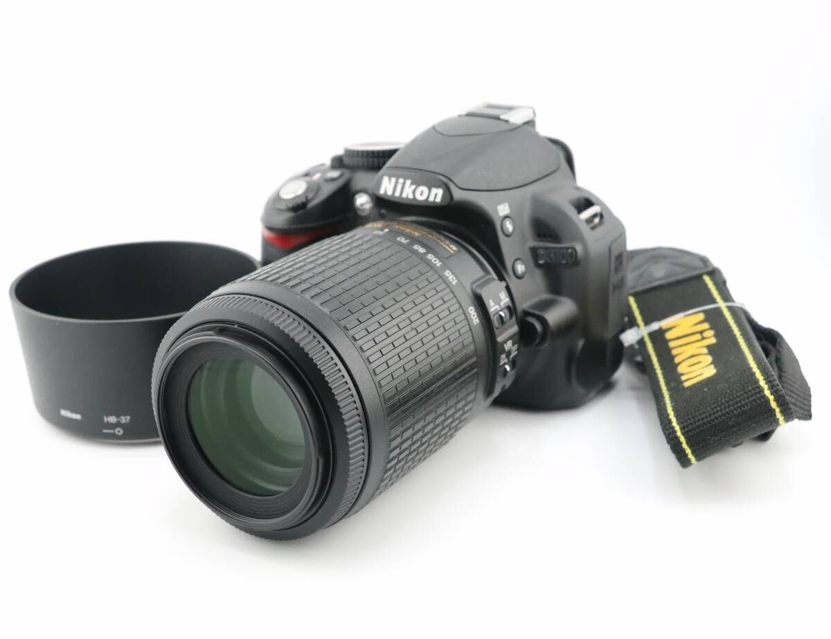 ☆美品☆ショット数575 回☆ニコン NIKON D3100 + AF-S DX NIKKOR 55