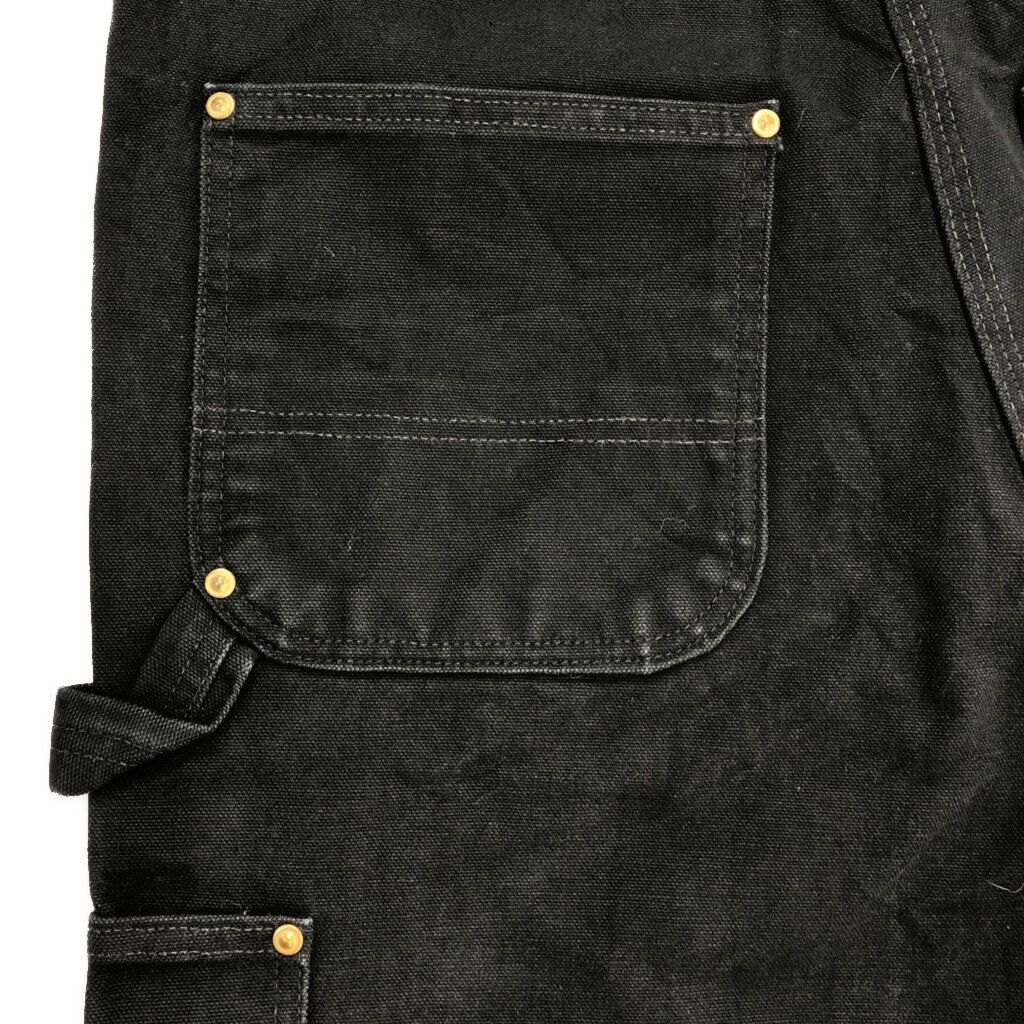 00年代 Carhartt カーハート ダック ダブルニー ビブオーバーオール