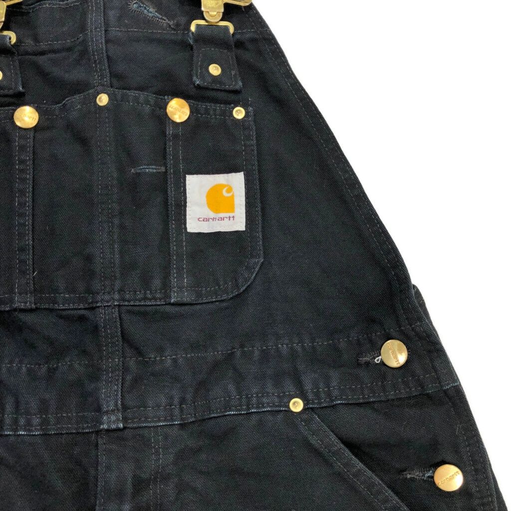 00年代 Carhartt カーハート ダック ダブルニー ビブオーバーオール