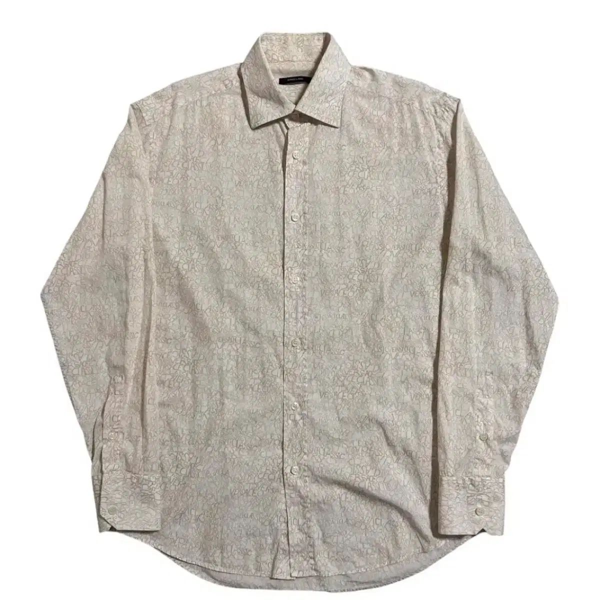 ヴェルサーチェ Classic マルチパターン レタリング シャツ