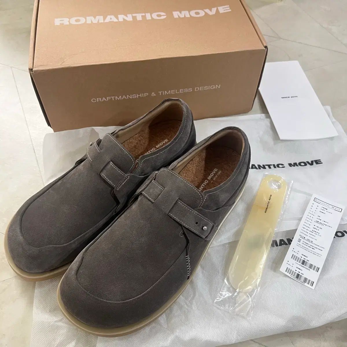 290 ROMANTIC MOVE ロマンチックムーブ ブレーザー スウェード トープ