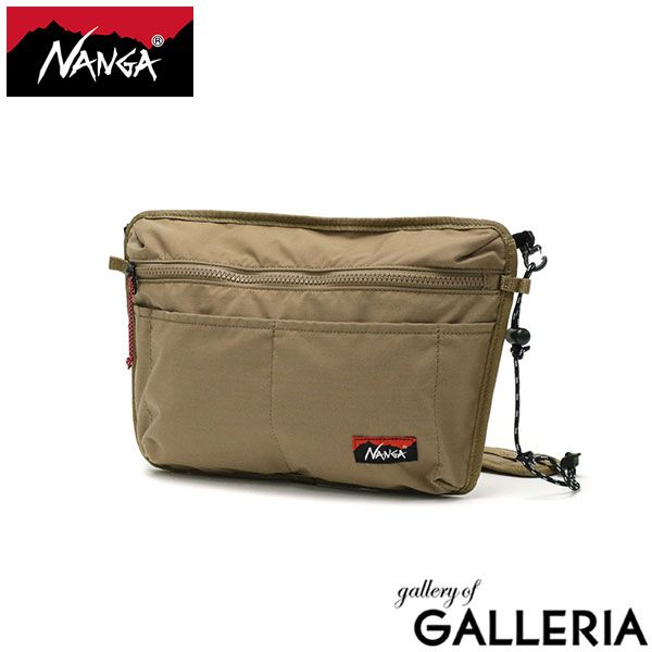 ナンガ サコッシュ ショルダーバッグ メンズ レディース 小さめ 斜めがけ 大人 ブランド NANGA コンパクト HINOC SACOCHE NW 2421 3 A 300 BEG