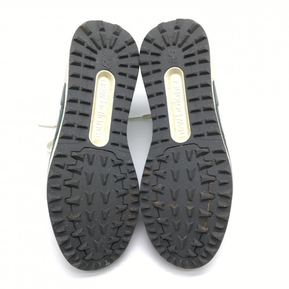 美品】ニューバランスゴルフ ゴルフシューズ グリーン×白 UGS574G3