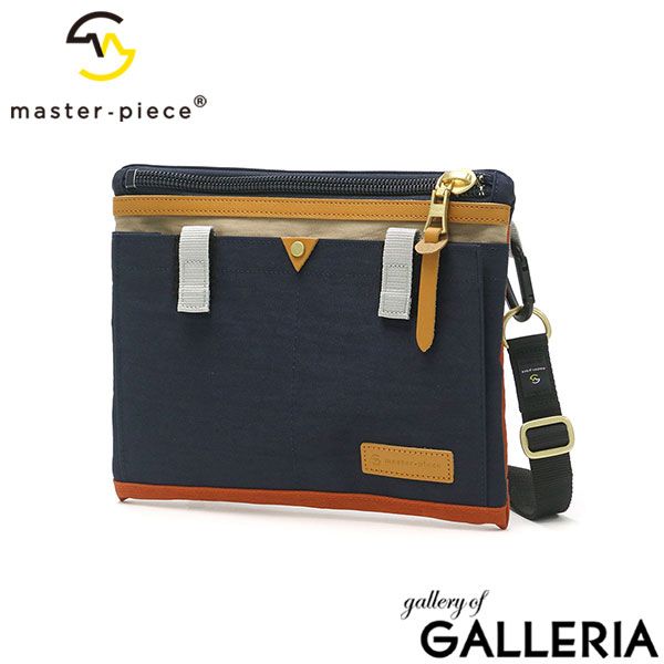 マスターピース ショルダーバッグ master piece バッグ LINK サコッシュ 斜めがけ ナイロン 軽量 メンズ 02343 v 2 ネイビーB 75 B