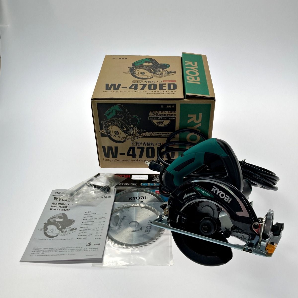 RYOBI リョービ 電子内装丸ノコ W 470 ED