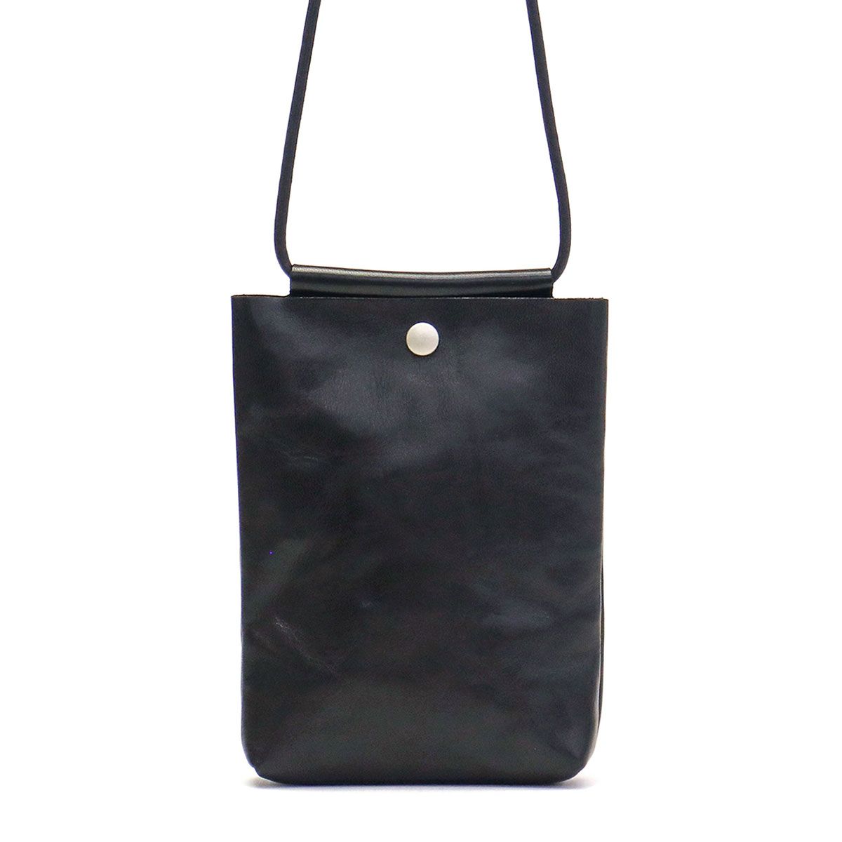 クリード ショルダーバッグ Creed ミニショルダー 本革 斜めがけ 小さめ 縦型 WAX VINTAGE mini shoulder メンズ レディース 456C38 ブラック(10)