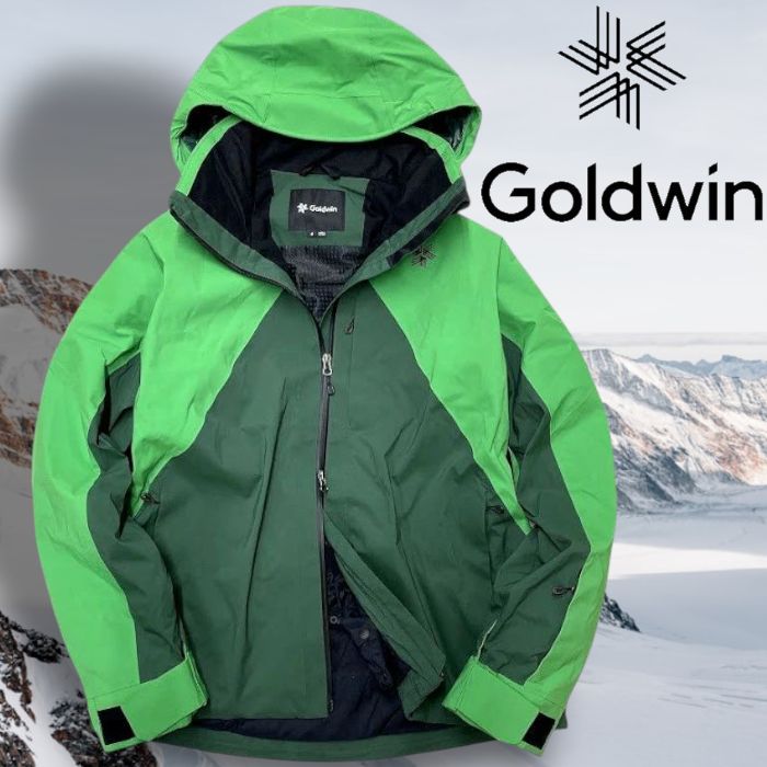 G win ゴールドウィン Similar Color Jacket Dermizax 2 WAYストレッチ生地使用 スキー シミラー ー フーデッド 中綿入り ジャケット パーカー 定価6.6万 13302 グリーン 150 51030 s 02