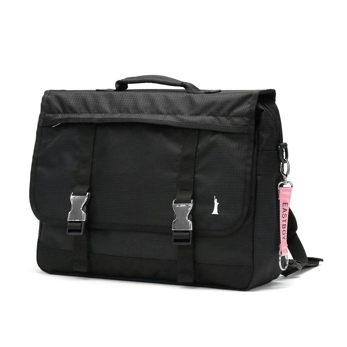 イーストボーイ リュック EASTBOY エチュード 3WAYリュック バッグ スクールバッグ A4 通学 ショルダー 女子 レディース EBA47 クロxシロ(05)