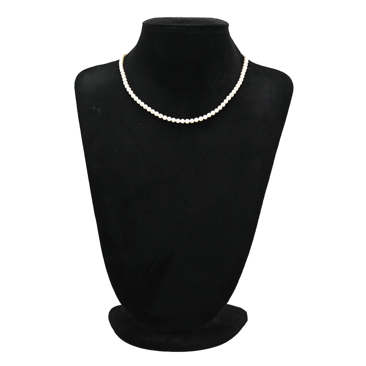  TASAKI ネックレス 淡水パールネックレス パールホワイト×シルバー 真珠 タサキ パール 一連 SV シルバー 925 42.5 cm 箱 ネックレス アクセサリー