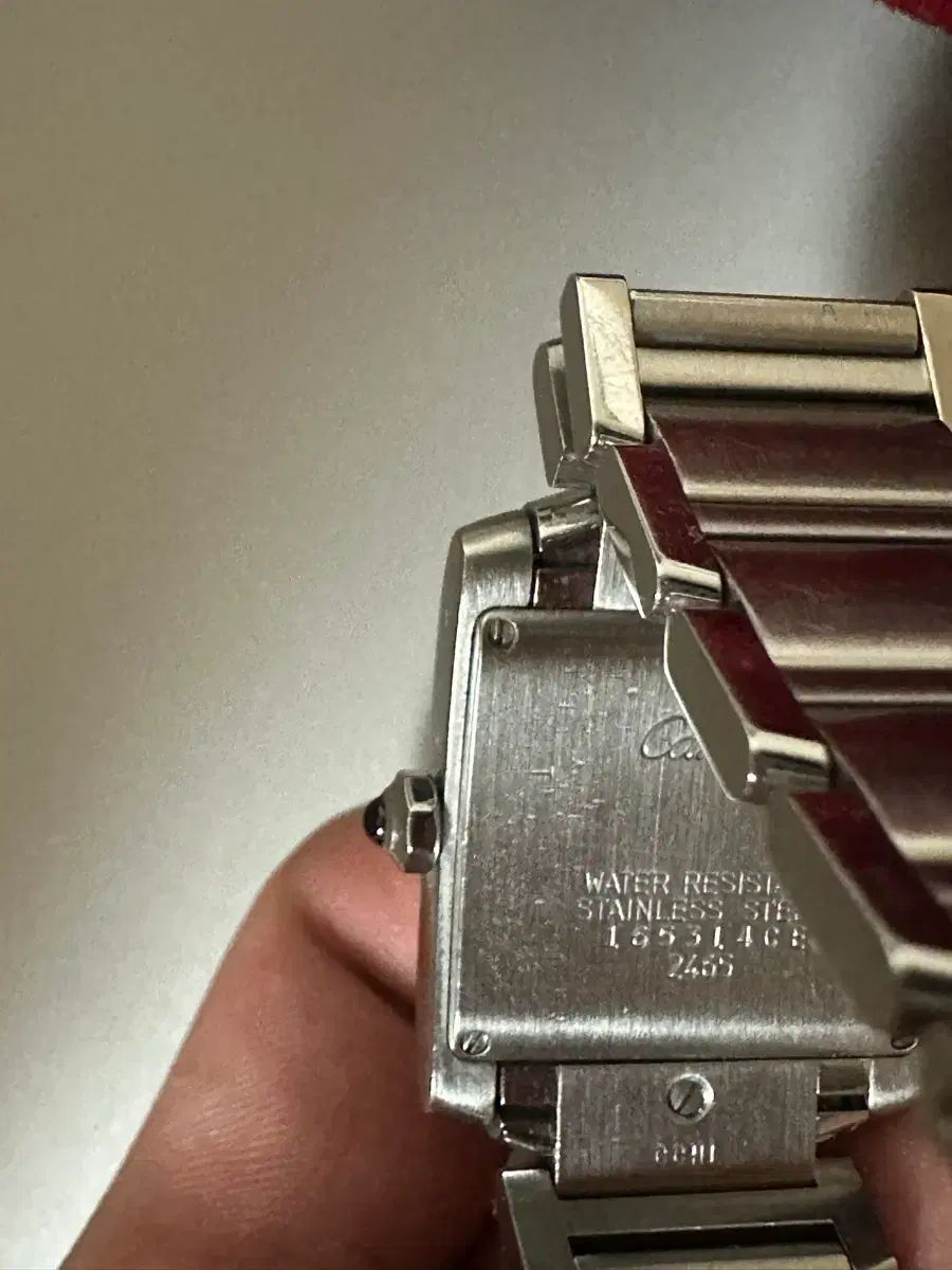  カルティエ タンクフランセーズ ミディ スティール ポップ 腕時計(クォーツ) 腕時計(アナログ)