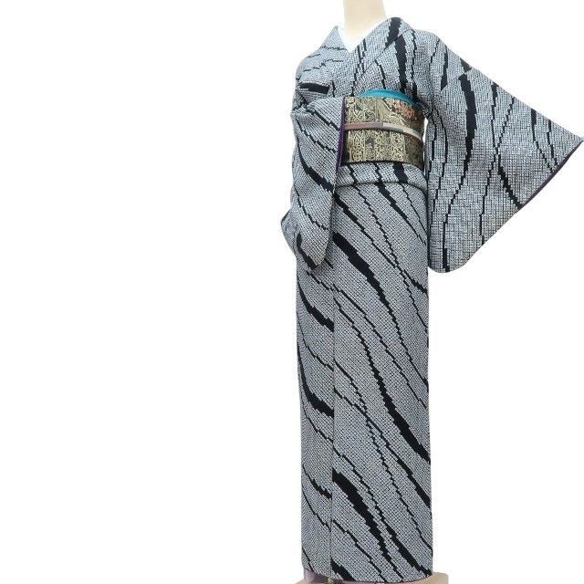 手縫い仕立て　総絞り　正絹 百華❀Y4209◇ますいわ屋謹製 総絞り 手縫い仕立て 正絹 付下げ 着物