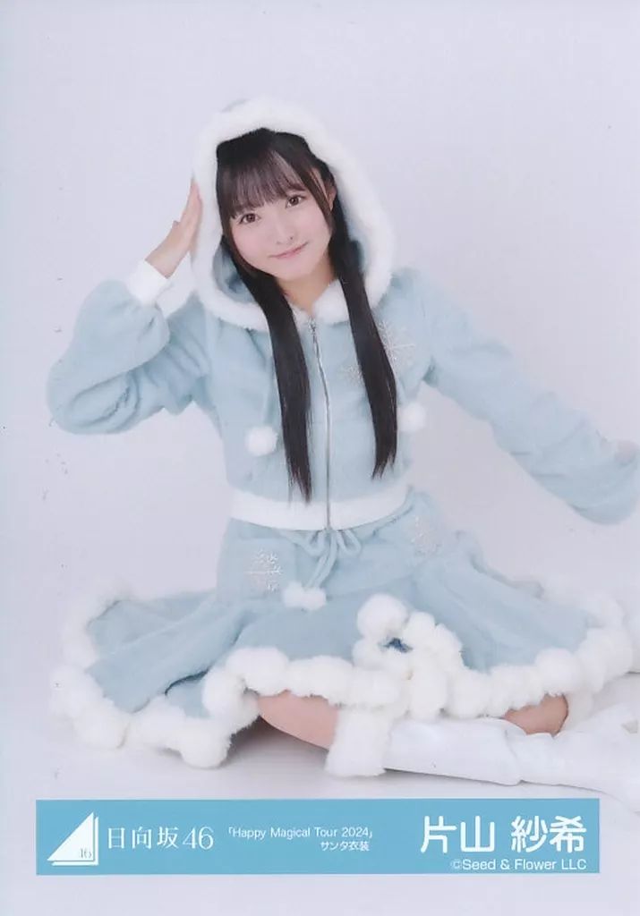 日向坂46 生写真　MagicaI Tour サンタ衣装 サイン　片山紗希 中古】生写真(乃木坂46) 日向坂46/片山紗希/座り/日向坂46ランダム生