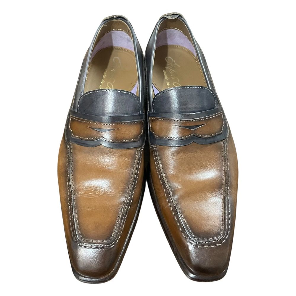 美品 STEFANO BRANCHINI ステファノブランキーニ レザー ローファー