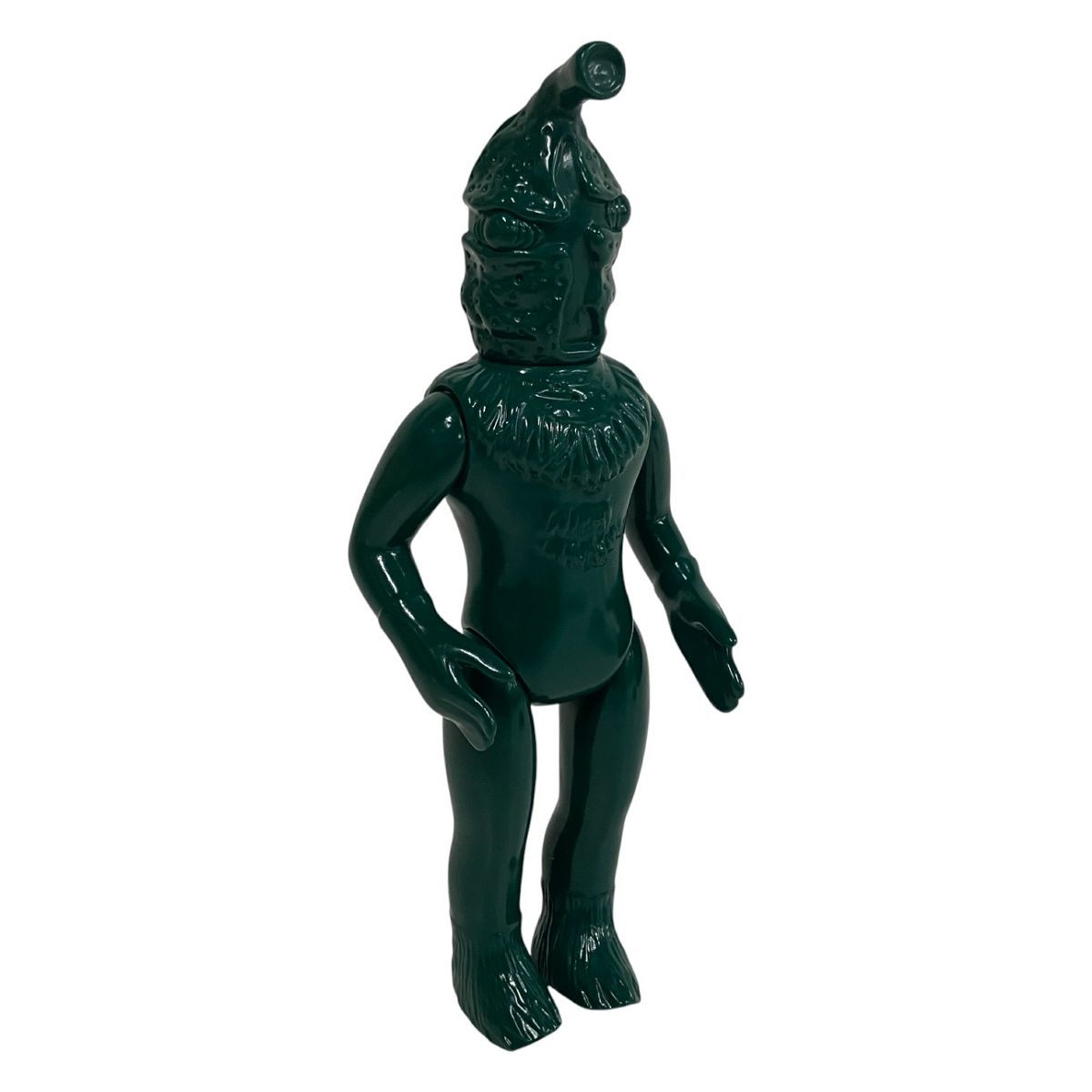 マーミット　ケムール人　未塗装　緑　ソフビ　フィギュア マーミット ケムール人 ウルトラQ 全長約26cm 未塗装 グリーン 2000