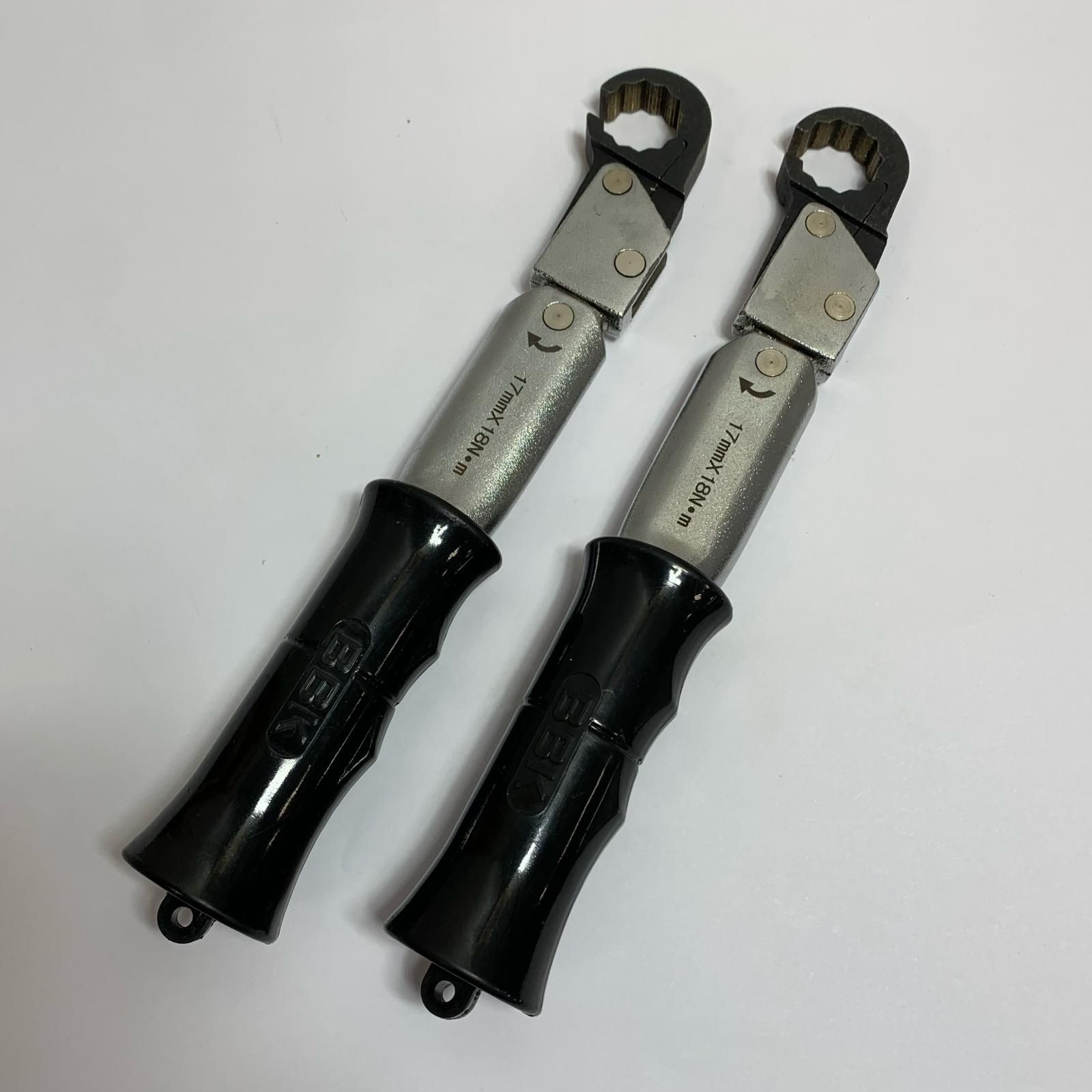 ♭♭BBK ラチェットトルクレンチ 2本セット 17 mmX 18 N ｍ