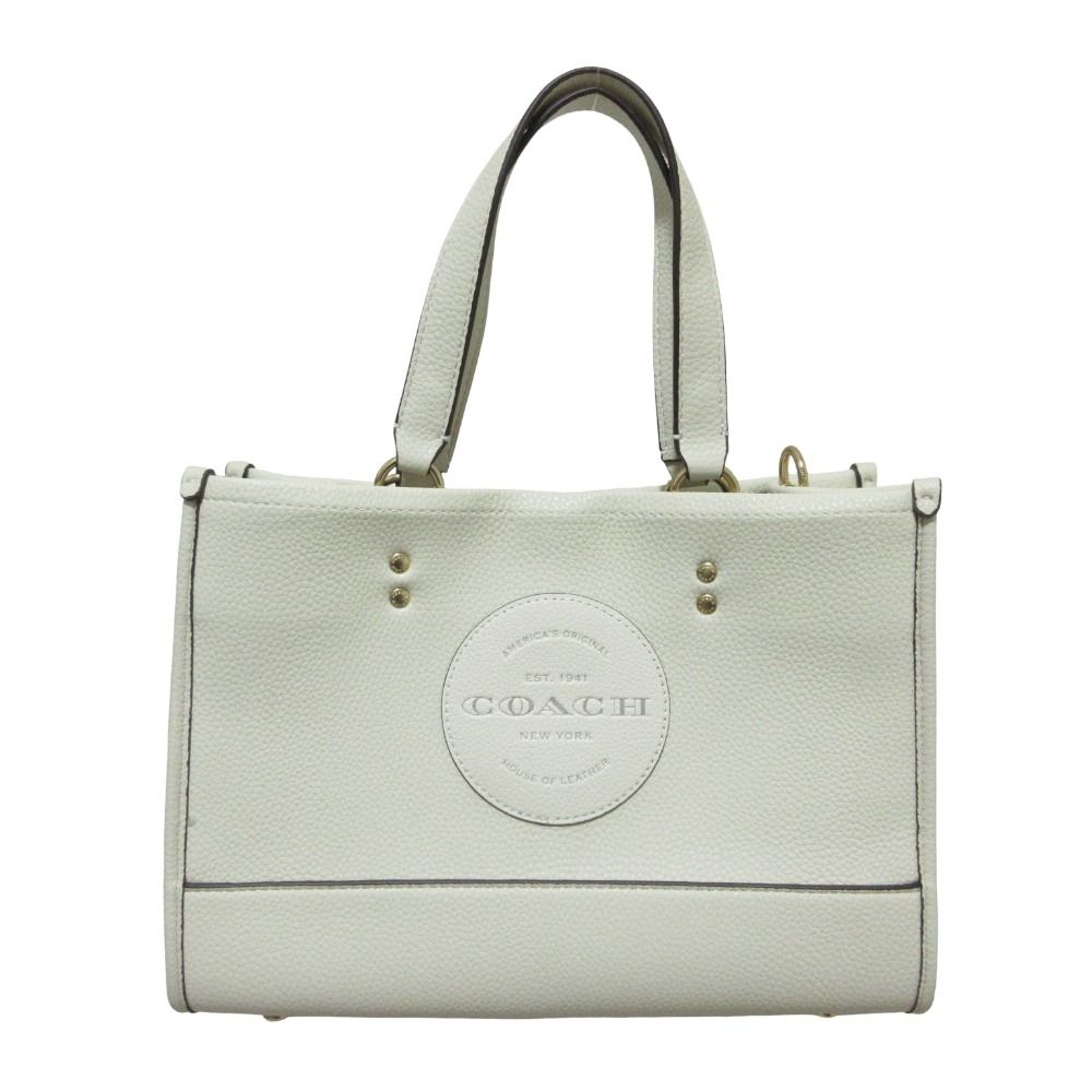 美品 COACH コーチ デンプシー キャリーオール ウィズ パッチ 2WAY