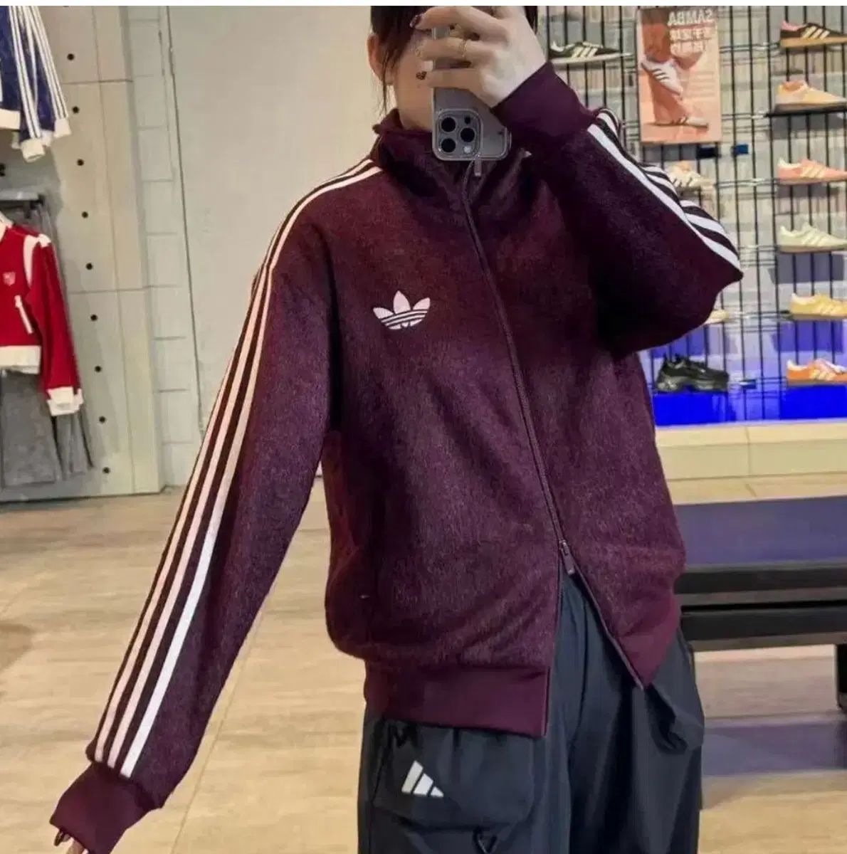 アディダス ファイヤーバード モヘア トラックジャージ xs