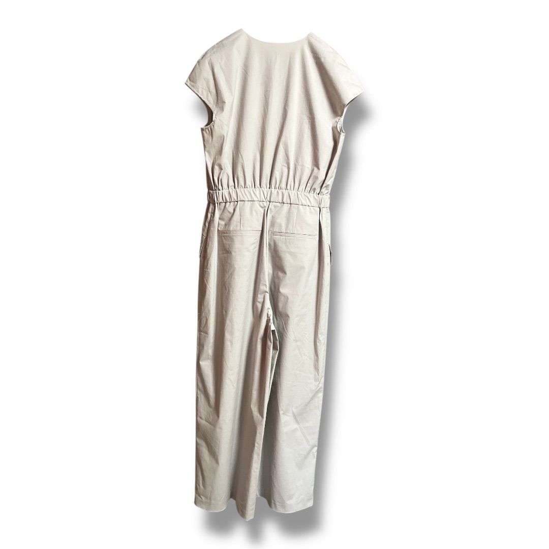 LOUNIE ルーニィ カシュクール コンビネーション オールインワン サロペット つなぎ オーバーオール レディース サイズ38 ライトグレージュ 春 34 No.K 1064