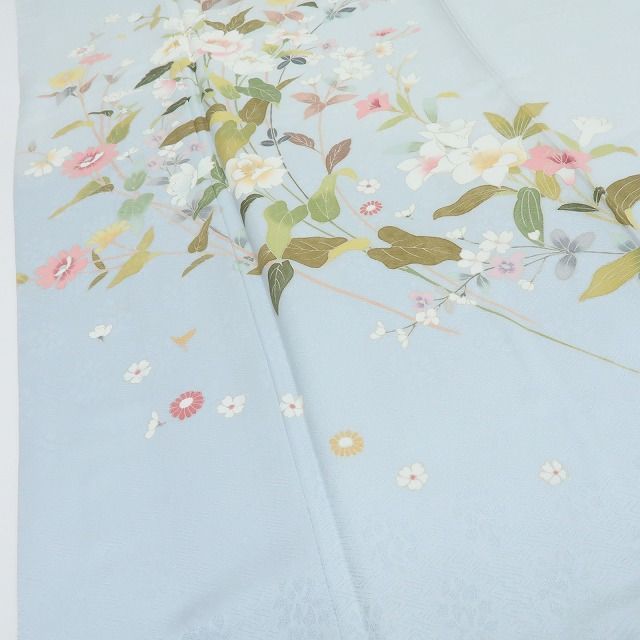 百華❀Y4217◇美品 トールサイズ 手縫い仕立て 正絹 訪問着 着物 単品