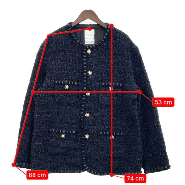 READYMADE レディメイド TWEED JACKET PEARL ツイードジャケット RE-TW