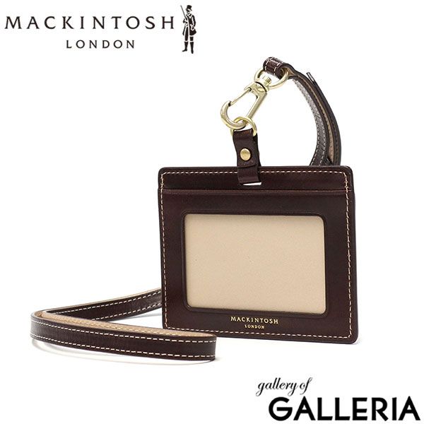 マッキントッシュ ロンドン IDケース メンズ レディース 本革 MACKINTOSH LONDON ネックストラップ IDカード 2枚 HERITAGE WMKL6060024 ブラウン