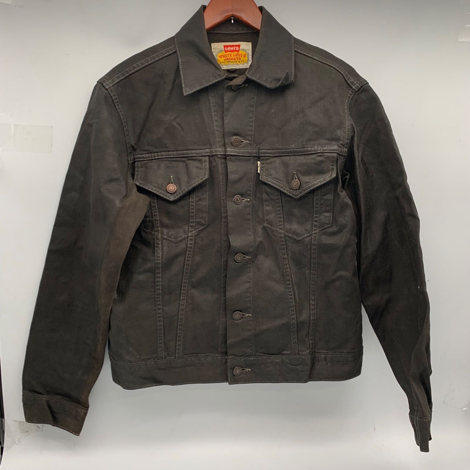 EF 1217-9-2 リーバイス LEVI’S VINTAGE WHITE ジャケット デニム 黒 size 40