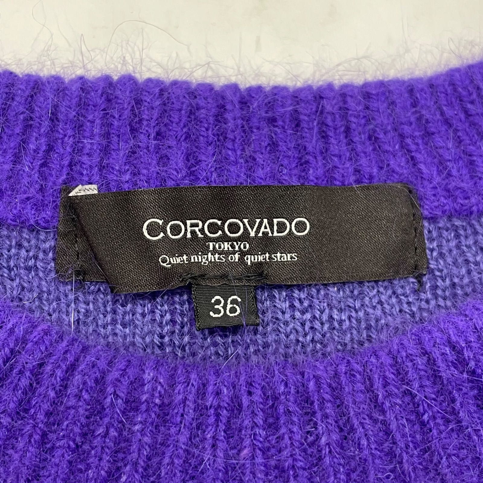 CORCOVADO コルコバード アンゴラダブルフェイス パフスリーブニット