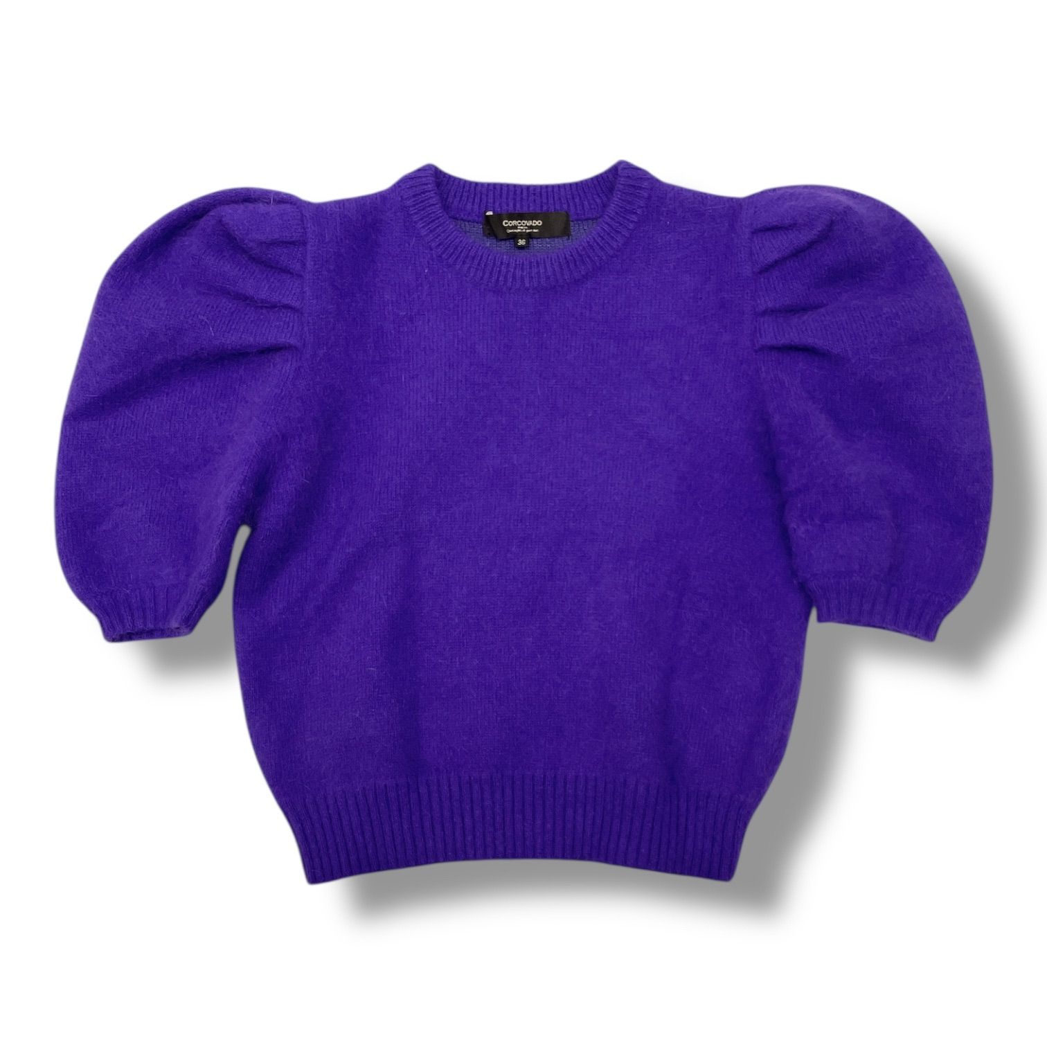 CORCOVADO コルコバード アンゴラダブルフェイス パフスリーブニット