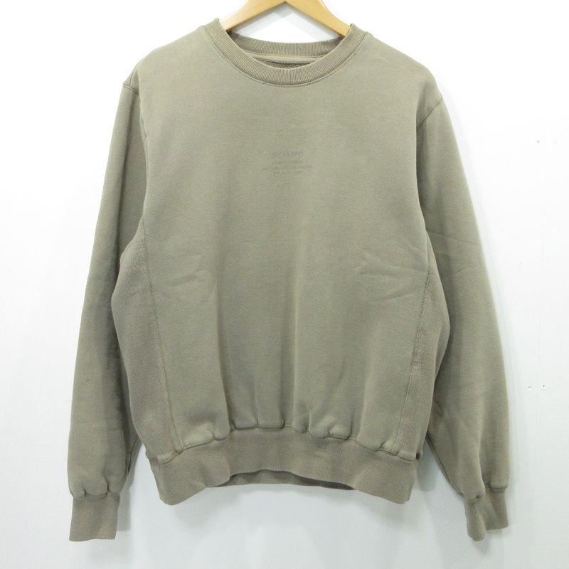 STAMPD スタンプドゥ スウェット SWEAT SHIRT WASHED STACKED LOGO グレージュ サイズ L 103