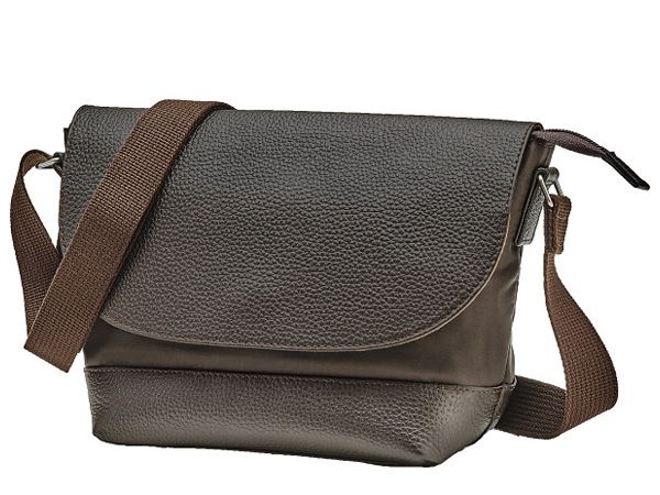 姫路レザー牛革ボディバッグ チョコ 男女兼用 MY 19111 内祝い お祝い ショルダーバッグ ギフト プレゼント