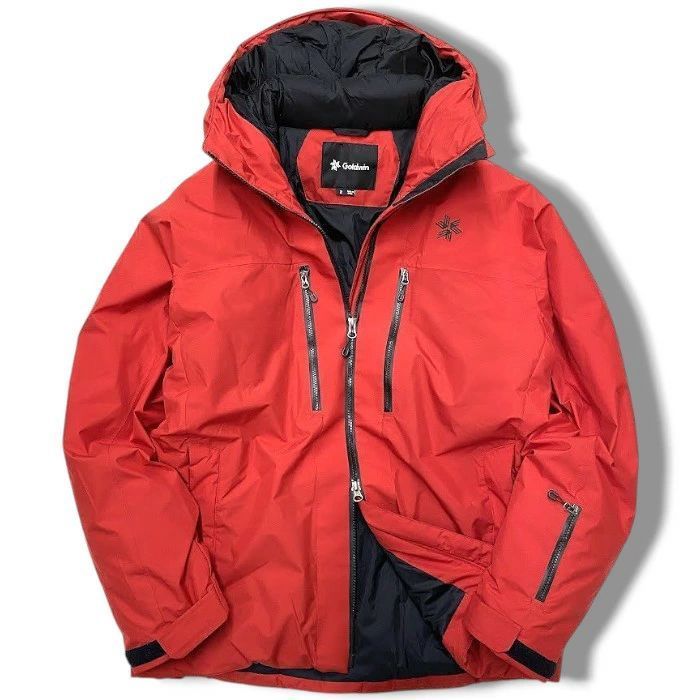 G win ゴールドウィン 超軽量 最高の保温性能 使用 プリマロフト スキー スノボー ウィンタースポーツ インサレーテッド ハイ ロフト 中綿入り ジャケット パーカー 定価9.3万 13300 レッド 150 51028 s 02