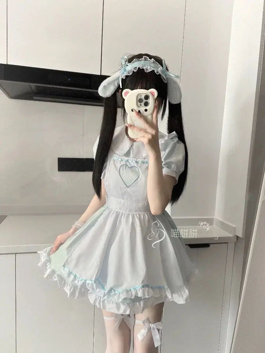 うさぎ耳メイドドレス メンメ スイートロリータ ONE PIECE 2 COLOR