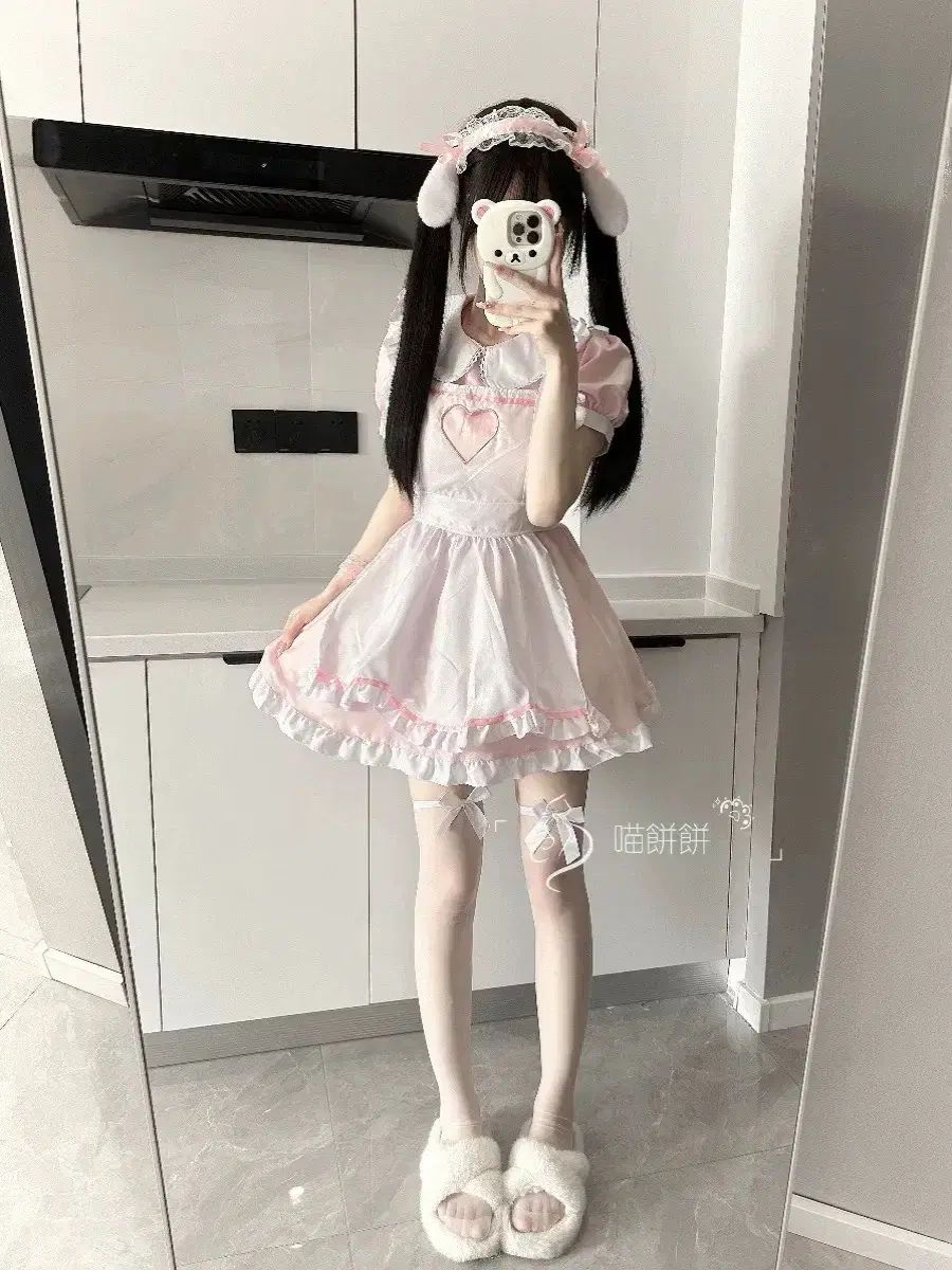 うさぎ耳メイドドレス メンメ スイートロリータ ONE PIECE 2 COLOR