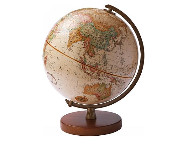 リプルーグル地球儀 チェスター型 日本語版 51573 アンティーク 立体 丸 直径23 cm ギフト プレゼント