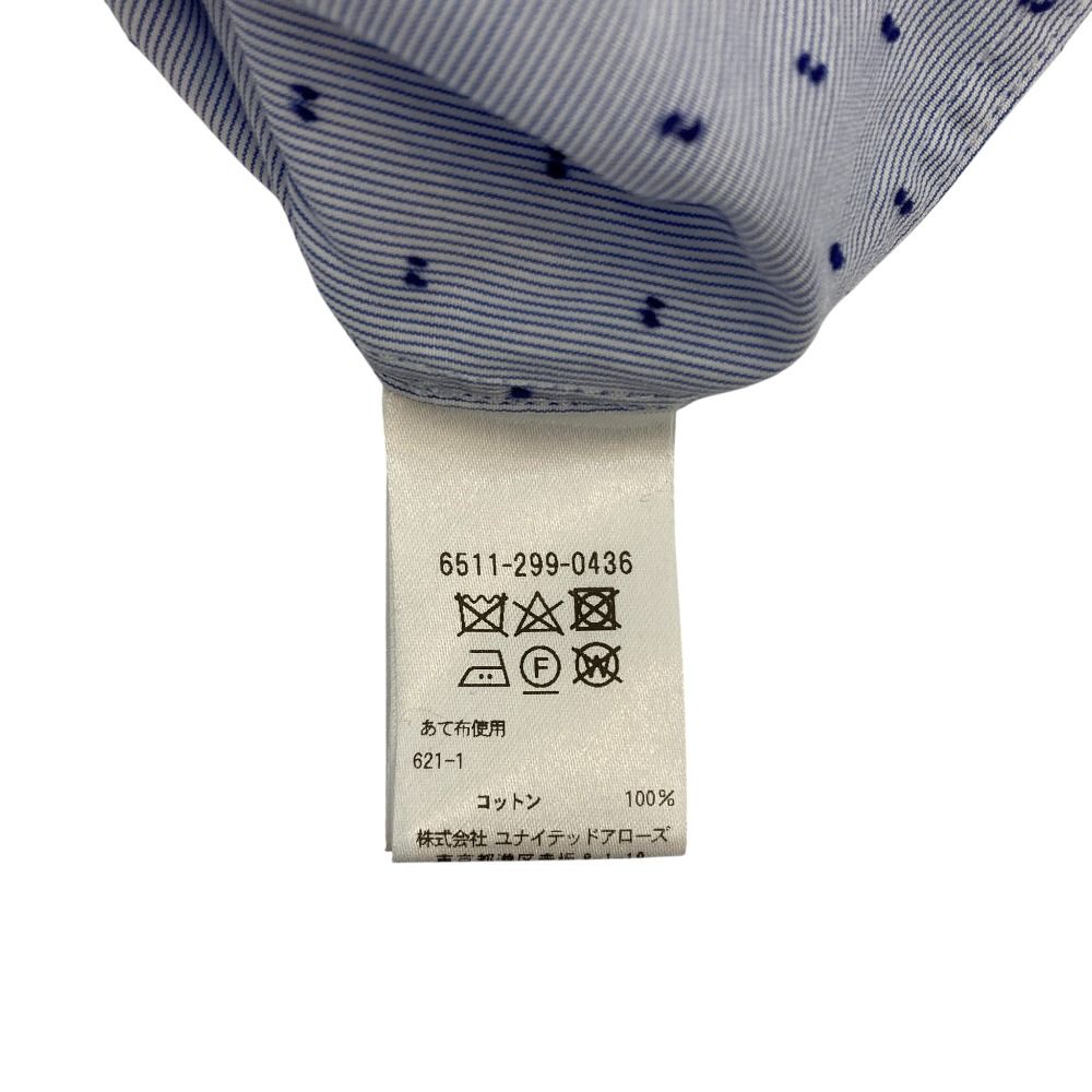 美品 Drawerドゥロワー ドット柄 コットンジャカードスタンドフリル