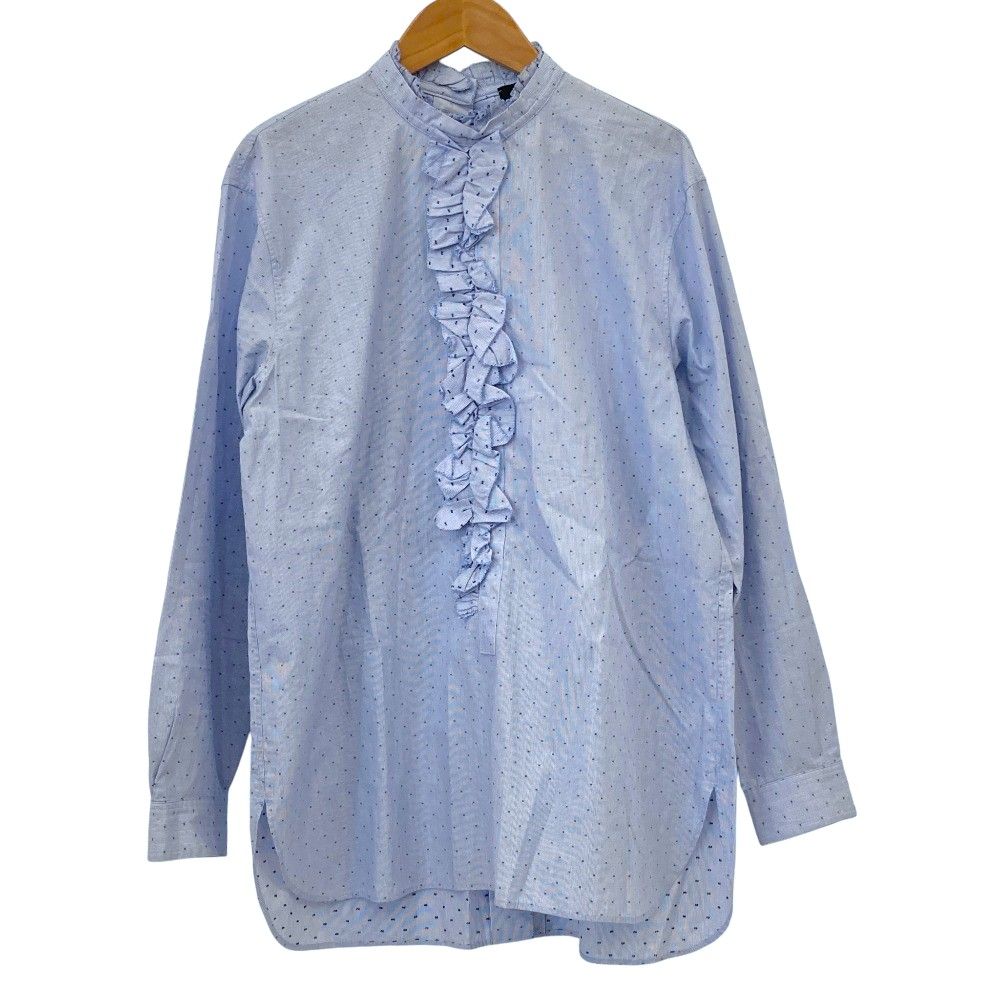 美品 Drawerドゥロワー ドット柄 コットンジャカードスタンドフリル