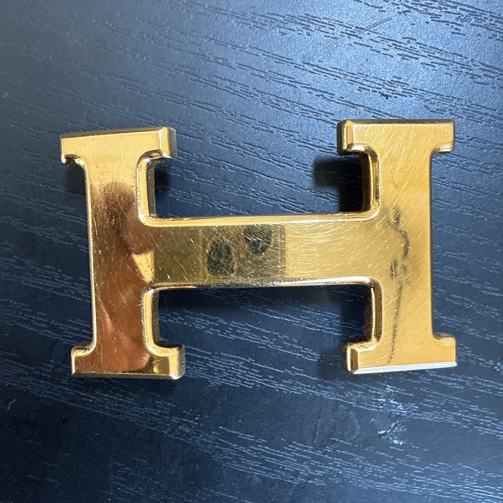 HERMES エルメス コンスタンスリバーシブルベルト75 ゴールドバックル ブラック|キャメル クロコダイルポロサス ユニセックス