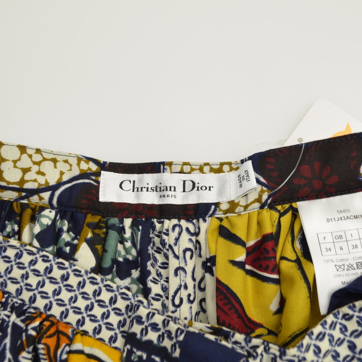 ChristianDior ラップロングスカート