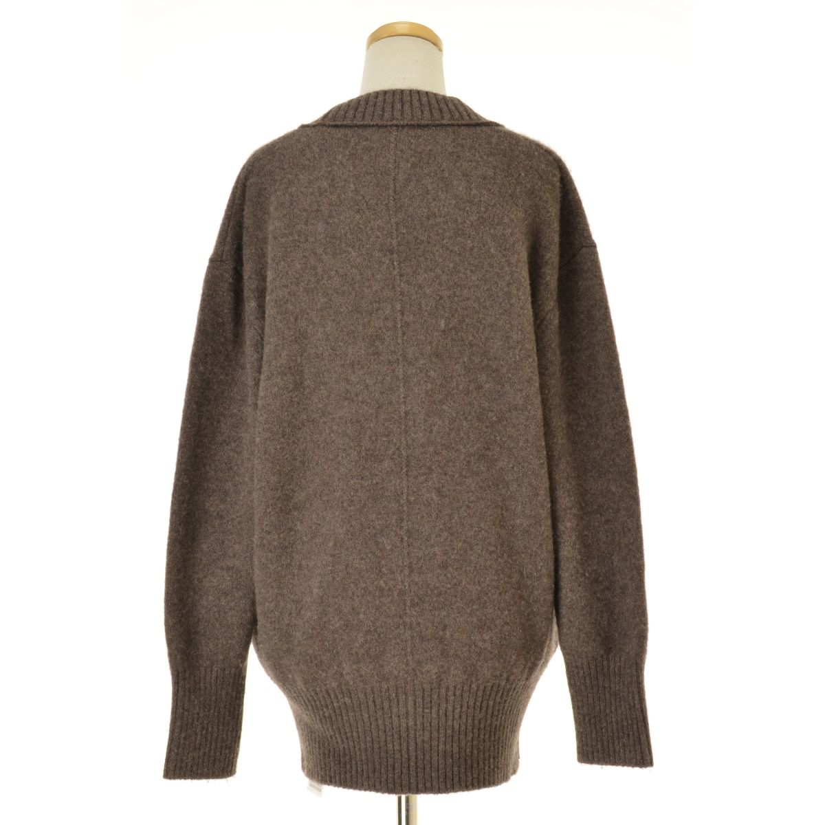 【TOQUE】778591083 VERMEIL par iena 取扱い Isabel イサベル アルパカウール縮絨ニット長袖カーディガン TOQUE】778591083 VERMEIL par iena 取扱い Isabel イサベル アルパカ