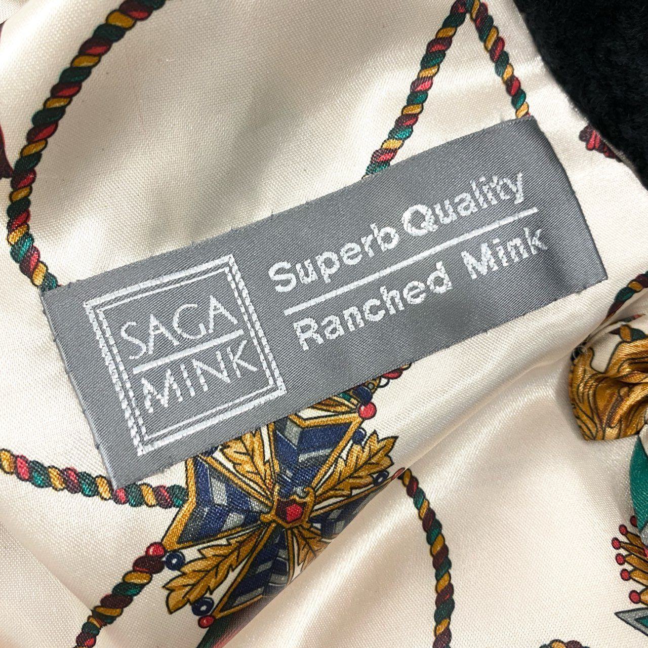 87L17 SAGA MINK サガミンク 銀サガ シェアードミンク ロングコート