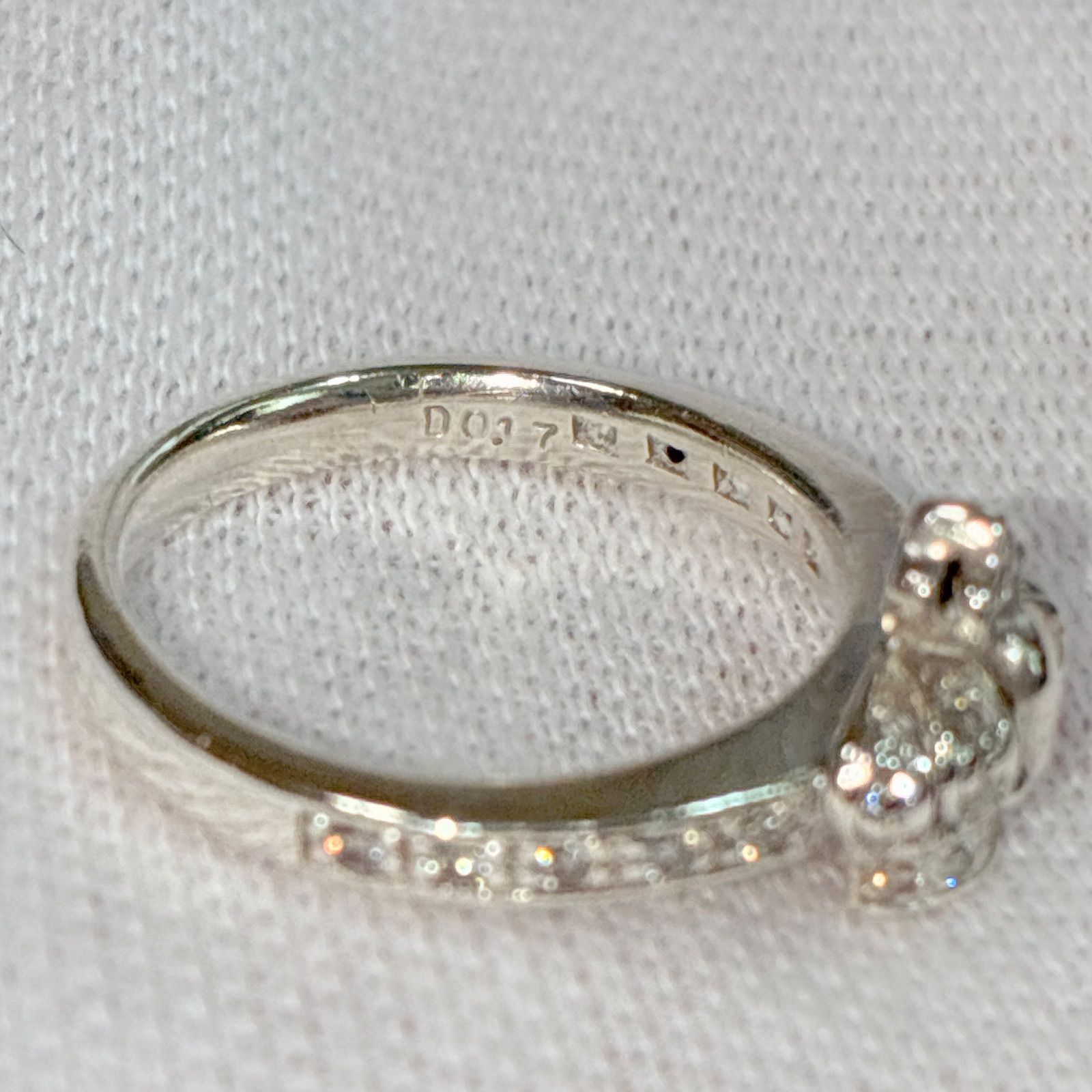 JD ジャスティンデイビス クラウン ダイヤ入りリング シルバー 925