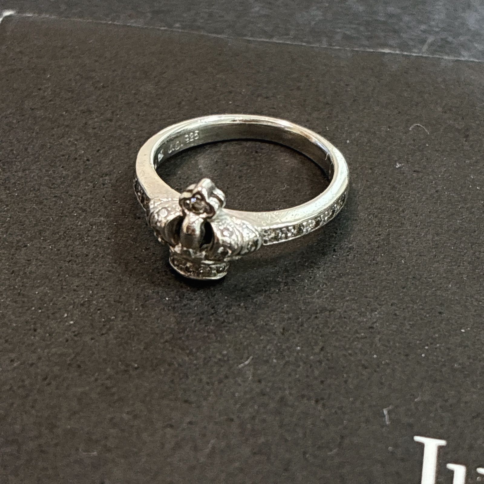 JD ジャスティンデイビス クラウン ダイヤ入りリング シルバー 925