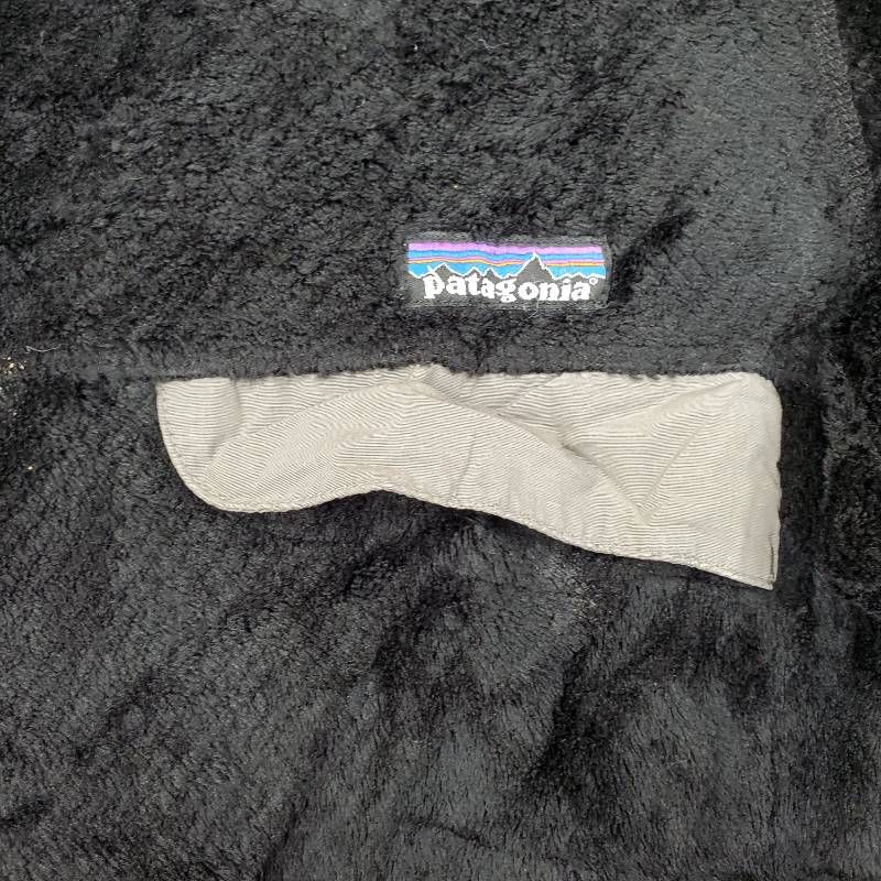 patagonia パタゴニア リツール フーディ フリースプルオーバー レディースL 黒 fg 1216-9