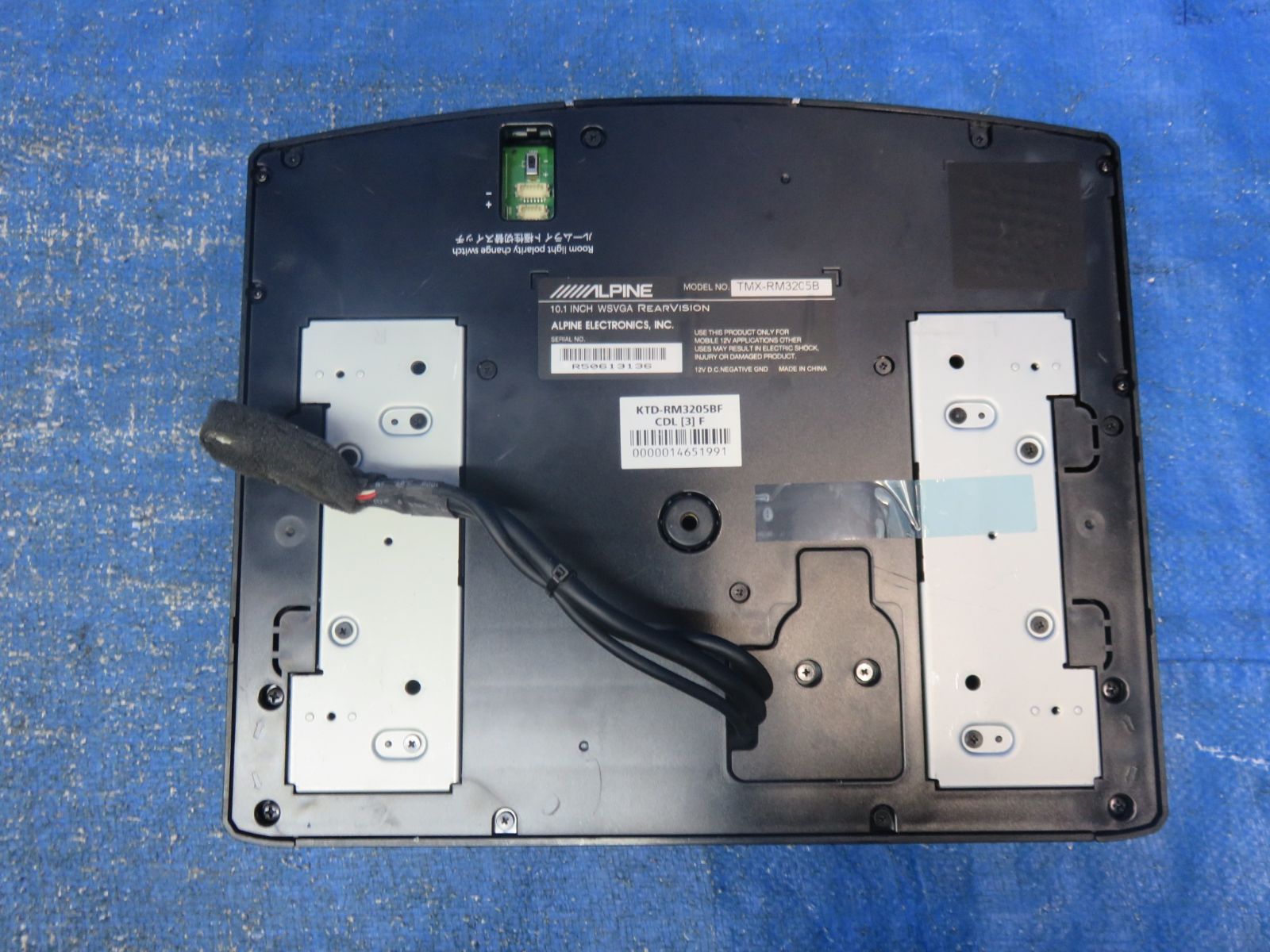 LA8090* 動作OK アルパイン 10.1インチ 天井 フリップダウンモニター