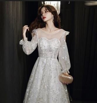 発表会 舞台衣装 パーティ ライブ 結婚式 ドレス M 9号 OPN 2327