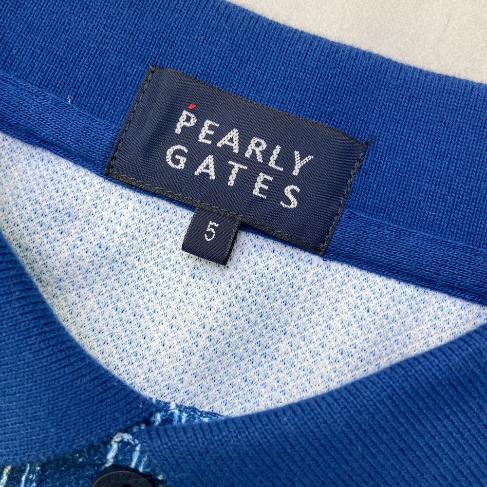 サイズ：5 PEARLY GATES パーリーゲイツ 2024年 半袖ポロシャツ ボール
