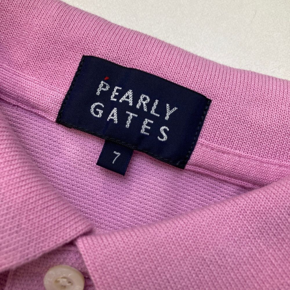 サイズ：7 PEARLY GATES パーリーゲイツ 2024年 半袖ポロシャツ ロゴ